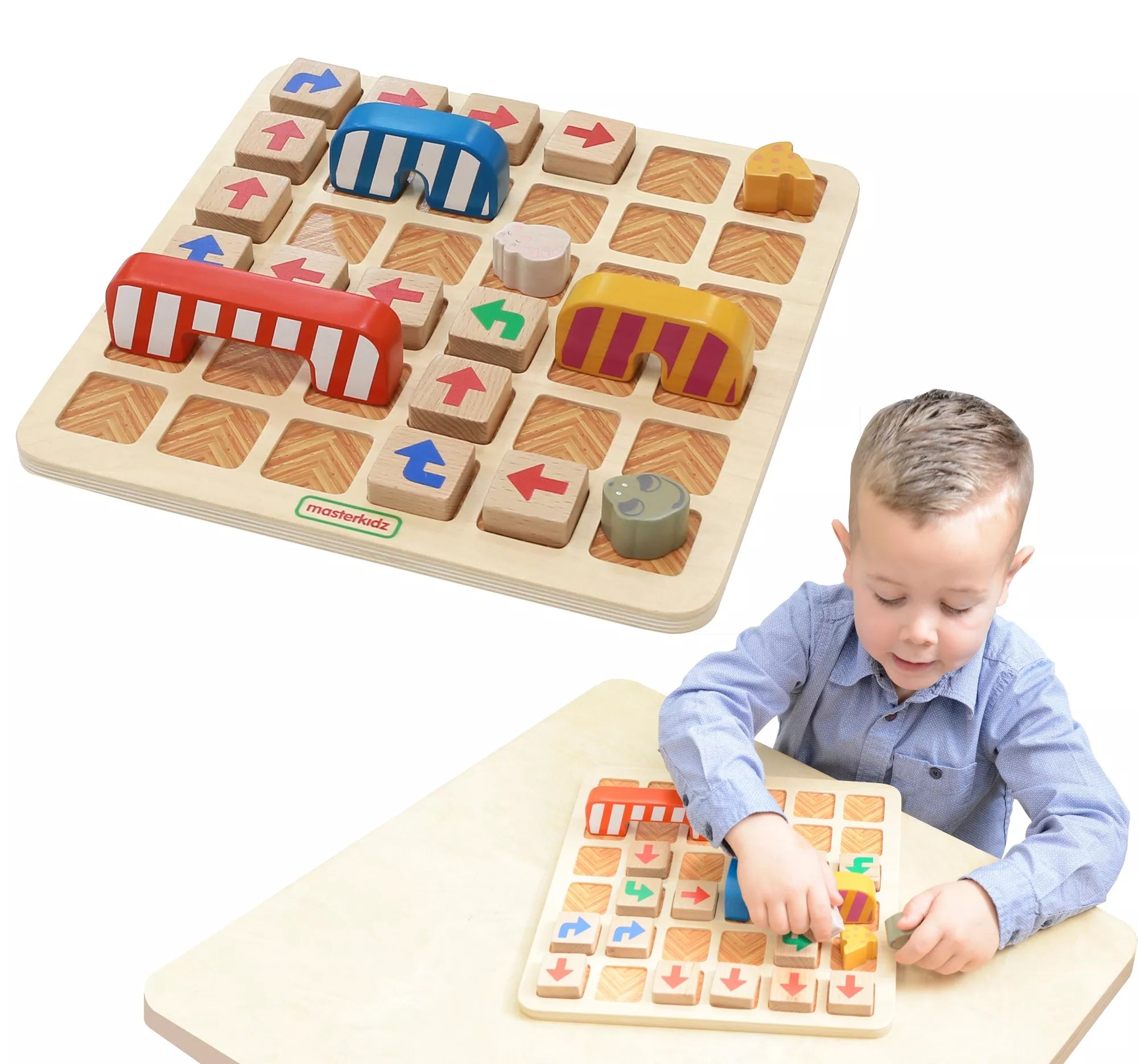 Programavimo mokymosi loginis žaidimas Raskite kelią į sūrį!